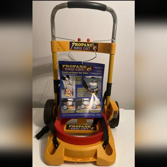 Propane Cylinder Dolly Hand Truck for Portable LP Tank for BBQ Grill, Heater. - Picture 1 of 9